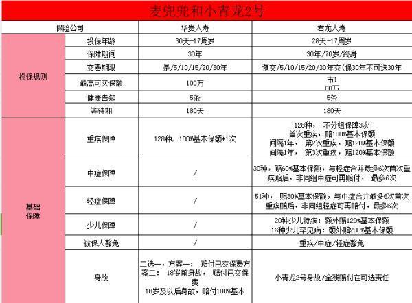 麥兜兜和小青龍2號對比