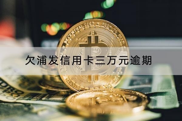 欠浦發(fā)信用卡三萬(wàn)元逾期怎么辦？這些解決辦法要知道