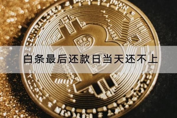 白條最后還款日當天還不上會怎樣？原來后果這么嚴重