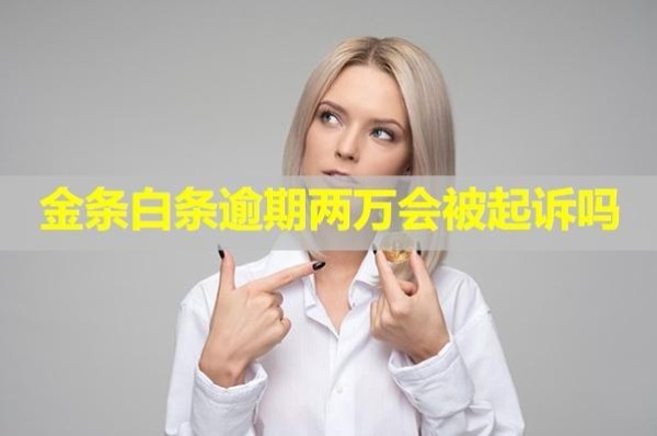金條白條逾期兩萬(wàn)會(huì)被起訴嗎？起訴了怎么辦？