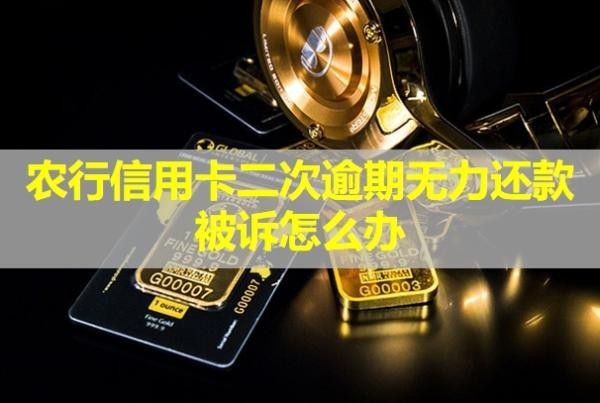 農(nóng)行信用卡二次逾期無力還款被訴怎么辦？能減免利息嗎？