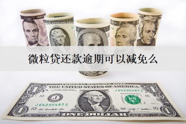 微粒貸還款逾期可以減免么？減免原因是什么？