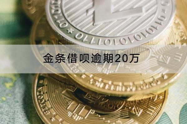 金條借唄逾期20萬會怎樣？原來影響這樣嚴重