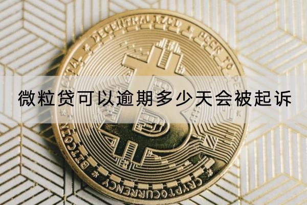 微粒貸可以逾期多少天會(huì)被起訴？全面解析