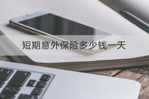 短期意外保險多少錢一天