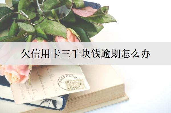 欠信用卡三千塊錢(qián)逾期怎么辦？會(huì)怎么樣？