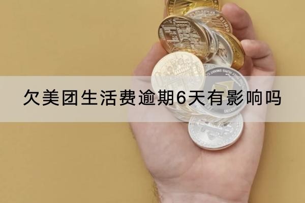 欠美團(tuán)生活費逾期6天有影響嗎？后果竟然這么嚴(yán)重