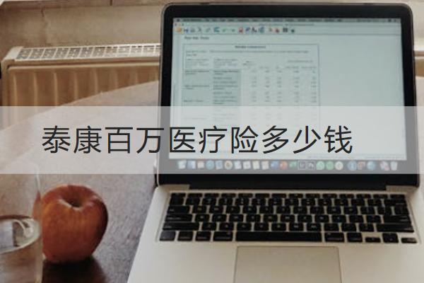 泰康百萬醫(yī)療險多少錢