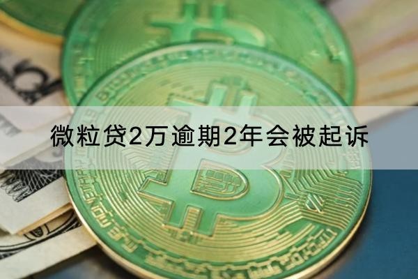 微粒貸2萬逾期2年會被起訴是真的嗎？這些后果要知道