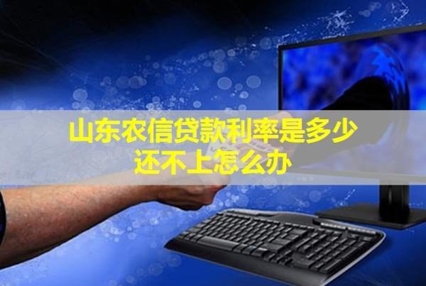 山東農(nóng)信貸款利率是多少？還不上怎么辦？