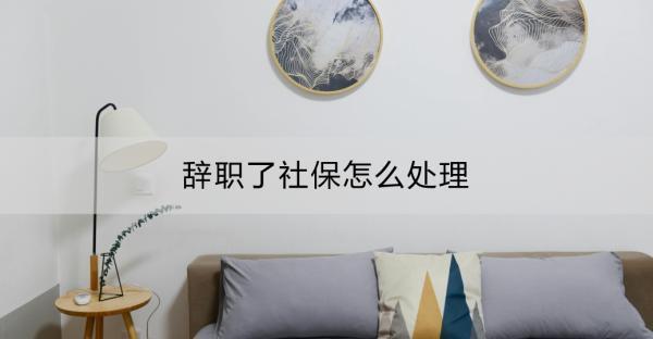 辭職了社保怎么處理？社保斷交有什么影響？