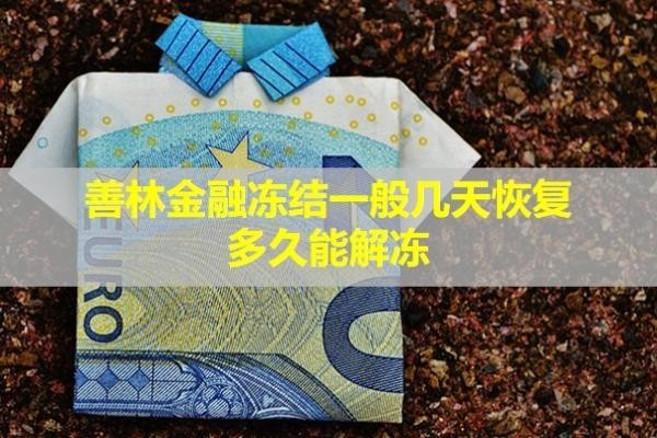 善林金融凍結(jié)一般幾天恢復(fù)？多久能解凍？