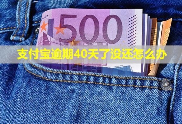 支付寶逾期40天了沒還怎么辦？