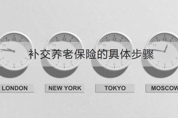 補(bǔ)交養(yǎng)老保險(xiǎn)的具體步驟是什么？要注意哪些事項(xiàng)？