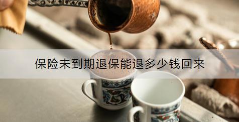 保險未到期退保能退多少錢回來
