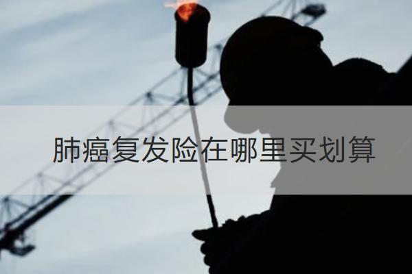 肺癌復發(fā)險在哪里買劃算？推薦哪款？