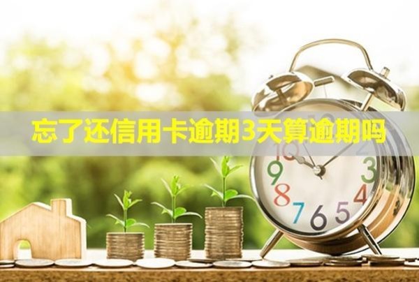 忘了還信用卡逾期3天算逾期嗎？會不會影響家人？