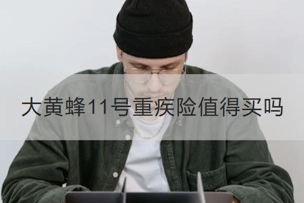 大黃蜂11號重疾險值得買嗎