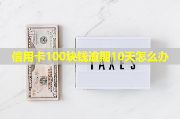 信用卡100塊錢逾期10天怎么辦？會怎樣？