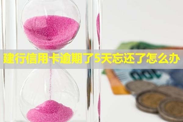 建行信用卡逾期了5天忘還了怎么辦？