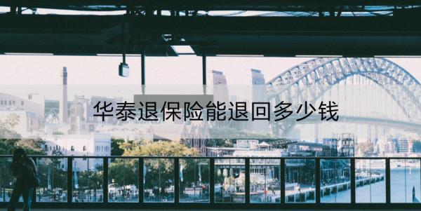 華泰退保險(xiǎn)能退回多少錢？怎么退？