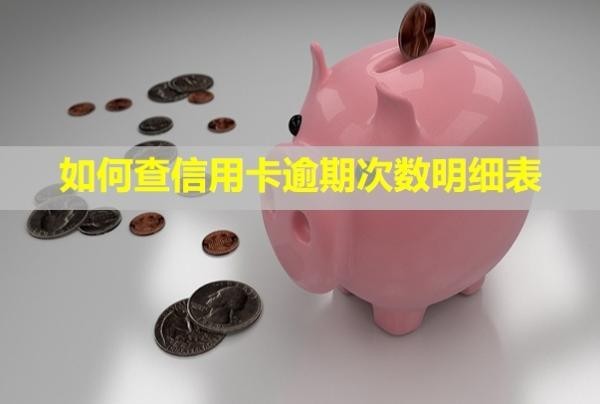 如何查信用卡逾期次數(shù)明細(xì)表？逾期次數(shù)多有什么影響？