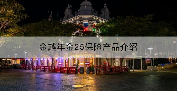 金越年金25保險產(chǎn)品