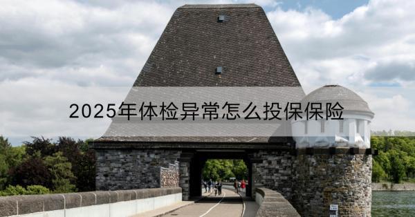 2025年體檢異常怎么投保保險(xiǎn)？投保重疾險(xiǎn)產(chǎn)品推薦？