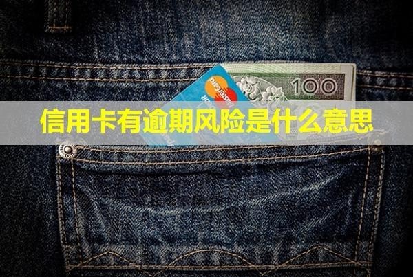 信用卡有逾期風(fēng)險(xiǎn)是什么意思？記錄怎么清除？