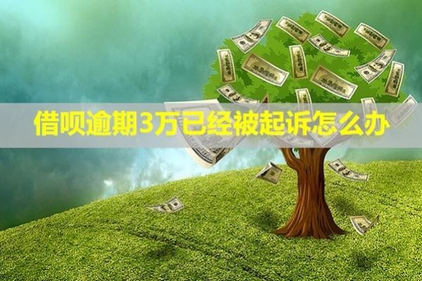 借唄逾期3萬已經(jīng)被起訴怎么辦？怎么協(xié)商還款？