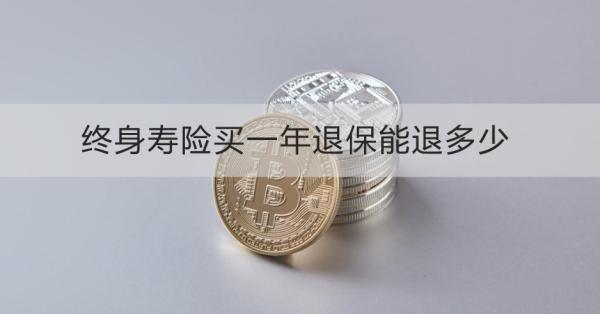 終身壽險買一年退保能退多少？退保怎么退？