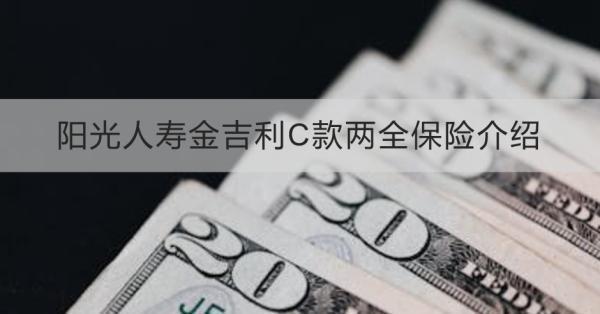 陽光人壽金吉利C款兩全保險介紹，基本信息+產(chǎn)品保障