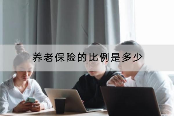 養(yǎng)老保險的比例是多少