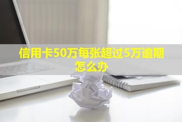 信用卡50萬(wàn)每張超過(guò)5萬(wàn)逾期怎么辦？多久會(huì)被起訴？