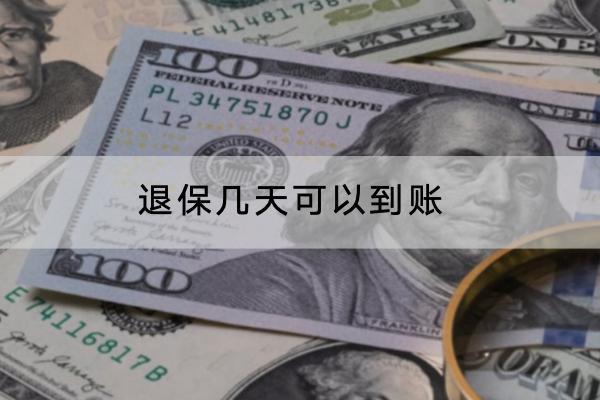 退保幾天可以到賬？需要哪些材料？