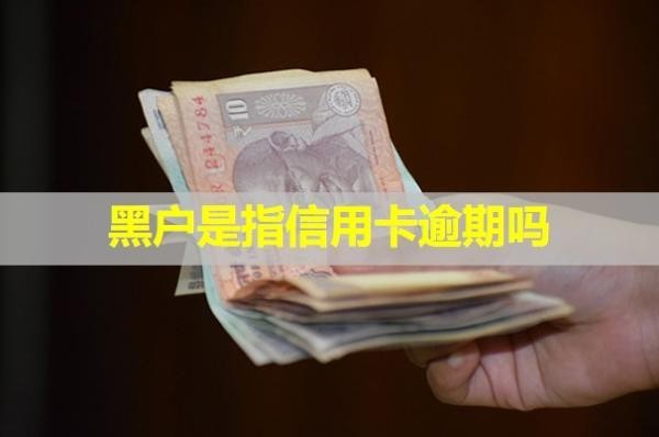 黑戶是指信用卡逾期嗎