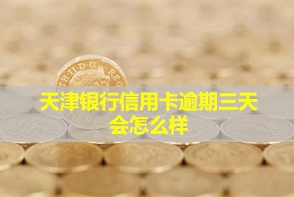 天津銀行信用卡逾期三天會怎么樣？