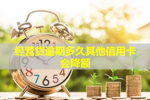 經(jīng)營貸逾期多久其他信用卡會降額？可以協(xié)商嗎？