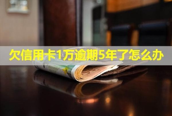 欠信用卡1萬逾期5年了怎么辦？會坐牢嗎？