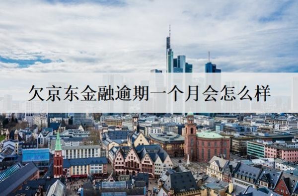 欠京東金融逾期一個月會怎么樣？會面臨這些后果
