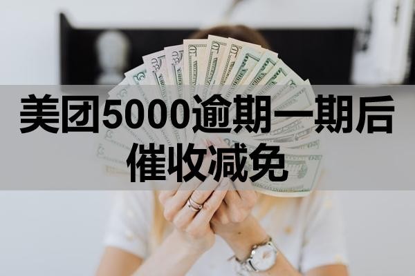 美團(tuán)5000逾期一期后催收減免政策有哪些？怎么操作？