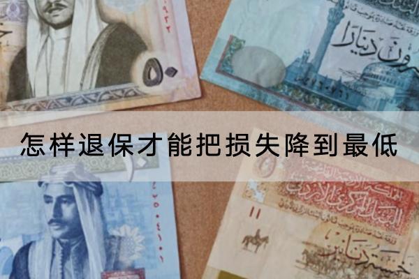 怎樣退保才能把損失降到最低