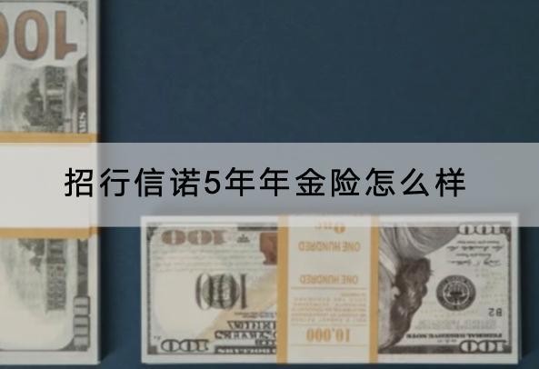 招行信諾5年年金險怎么樣？怎么投保？