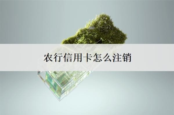 農(nóng)行信用卡怎么注銷？為什么不建議注銷信用卡？