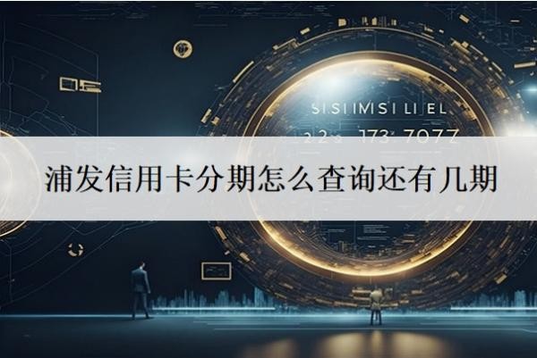 浦發(fā)信用卡分期怎么查詢還有幾期