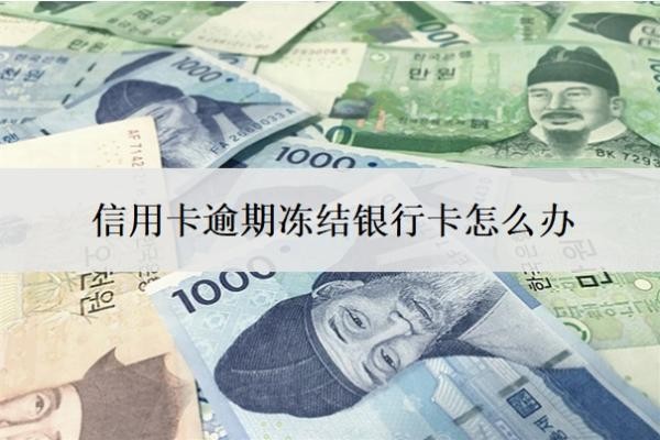 信用卡逾期凍結銀行卡怎么辦