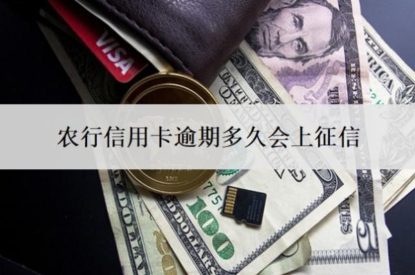 農(nóng)行信用卡逾期多久會上征信