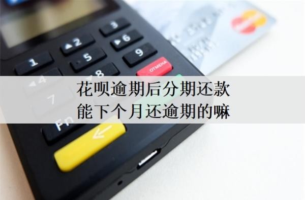 花唄逾期后分期還款能下個月還逾期的嘛