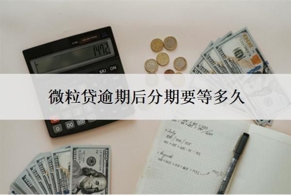 微粒貸逾期后分期要等多久？逾期多久會被要求全額還？
